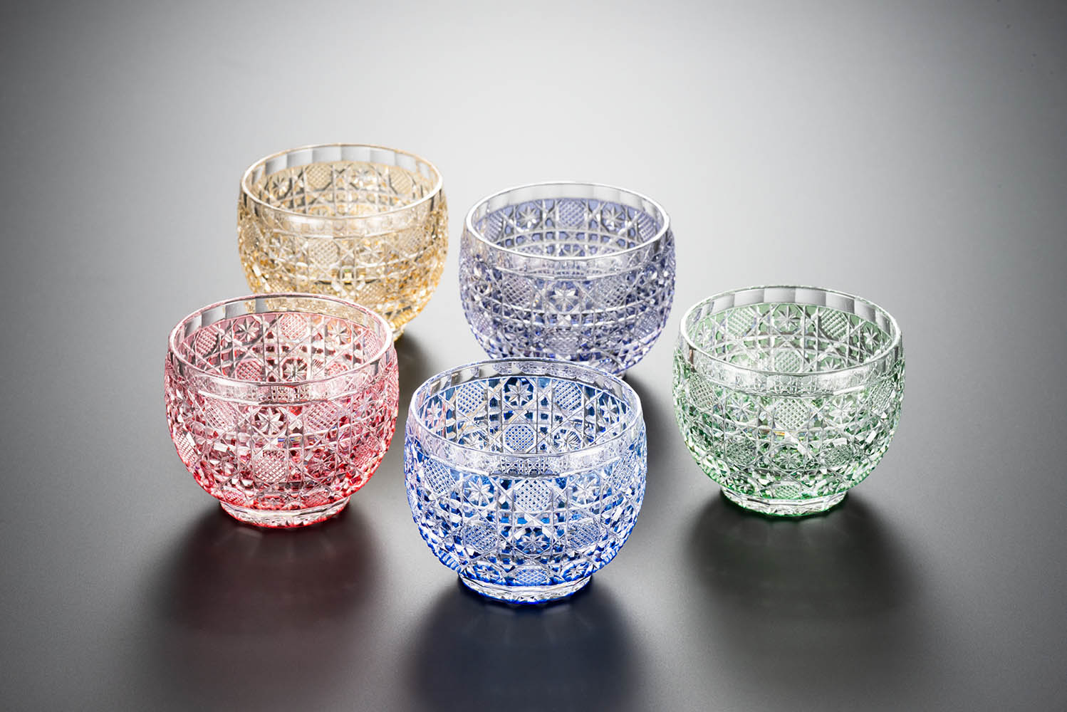 ぐい呑「縦籠目」